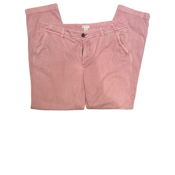 J Crew Womens Sunwashed Slim Chino Pants Pink (Rose) Size 6 - Picture 3 of 3